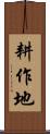 耕作地 Scroll
