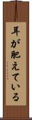 耳が肥えている Scroll