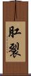 肛裂 Scroll