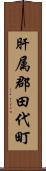 肝属郡田代町 Scroll