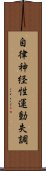 自律神経性運動失調 Scroll