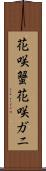 花咲蟹 Scroll
