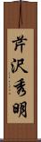 芹沢秀明 Scroll
