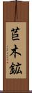 苣木鉱 Scroll