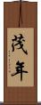 茂年 Scroll