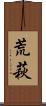 荒萩 Scroll