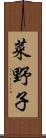 菜野子 Scroll