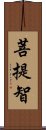 菩提智 Scroll