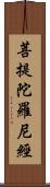 菩提陀羅尼經 Scroll