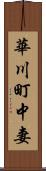 華川町中妻 Scroll