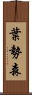 葉勢森 Scroll