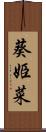 葵姫菜 Scroll
