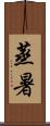 蒸暑 Scroll