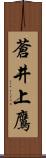 蒼井上鷹 Scroll