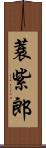 蓑紫郎 Scroll