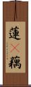 蓮(P);藕 Scroll