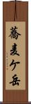 蕎麦ケ岳 Scroll