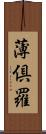 薄倶羅 Scroll