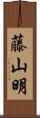 藤山明 Scroll