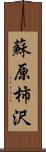 蘇原柿沢 Scroll