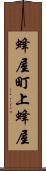 蜂屋町上蜂屋 Scroll
