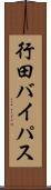 行田バイパス Scroll