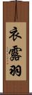 衣露羽 Scroll