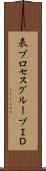表プロセスグループＩＤ Scroll