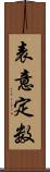 表意定数 Scroll