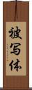 被写体 Scroll