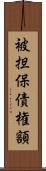 被担保債権額 Scroll