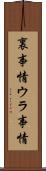 裏事情 Scroll