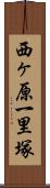 西ヶ原一里塚 Scroll