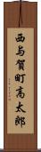 西与賀町高太郎 Scroll