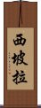 西坡拉 Scroll