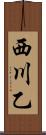 西川乙 Scroll