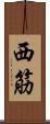 西筋 Scroll