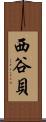 西谷貝 Scroll
