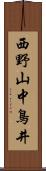 西野山中鳥井 Scroll