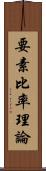 要素比率理論 Scroll
