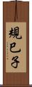 規巳子 Scroll