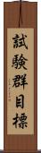 試験群目標 Scroll