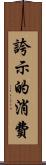 誇示的消費 Scroll
