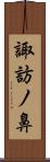 諏訪ノ鼻 Scroll