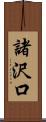 諸沢口 Scroll