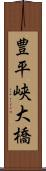 豊平峡大橋 Scroll