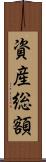 資産総額 Scroll