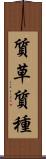 質草 Scroll
