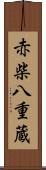 赤柴八重蔵 Scroll