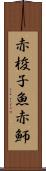 赤梭子魚 Scroll